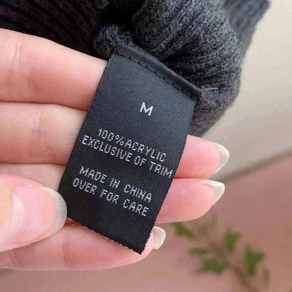 By & By Pink & Gray Rhinestone Sweater Dress with Quarter-Length Sleeves, Size M - Picture 9 of 14